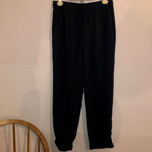 J crew navy drawstring dress pants/ joggers